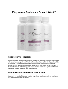 Fitspresso Reviews – Does It Work?