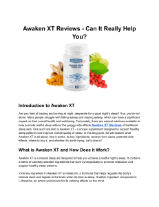 Awaken XT Reviews - Can It Really Help You?