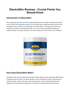 ElectroSlim Reviews - Crucial Points You Should Know