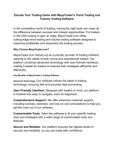futures trading software