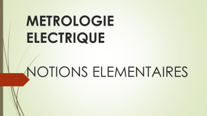 NOTIONS ELEMENTAIRES ELECTRICITE (1)