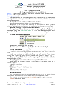 Série N°4 userControle Module 19 - Programmation Client - Serveur (ADO.Net)