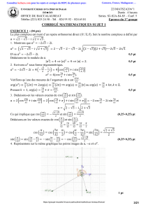 Stock LesPdf Examens BAC Sénégal Corr 2022 Sénégal Corr S2 Mathematique Bac 2022