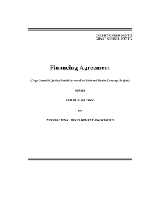 Signed Financing Agreement