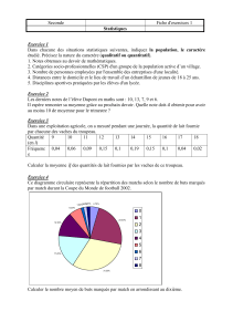 Statistiques (1)