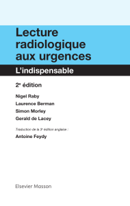 Lecture Radiologique aux Urgences 2017