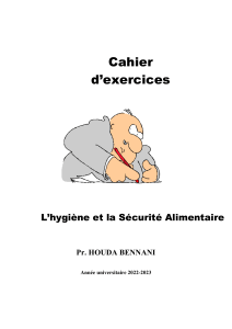 Cahier d'exercices 2022-2023