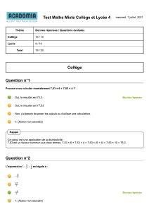 Test Acadomia