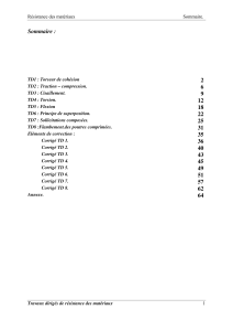 Travaux dirigees de resistance des mater
