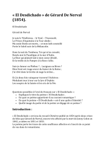 « El Desdichado » de Gérard De Nerval (1854)