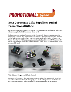 corporate gifting companies in dubai