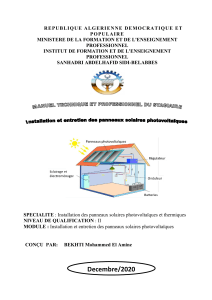 MTPS Installation et entretien des panneaux solaires photovoltaiques