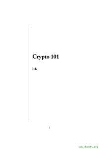 Crypto 101