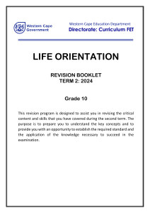 LO Grade 10 Revision Book Term 2 2024