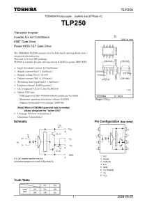 Datasheet TLP250