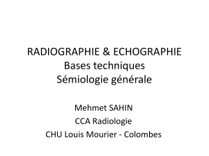 radiographie  echographie