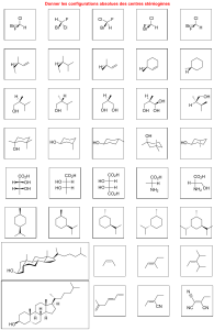 Fiche stéoréochimie