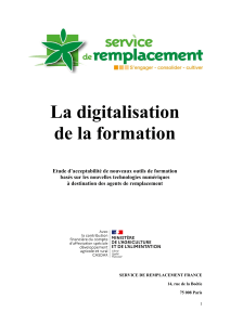 La digitalisation de la formation