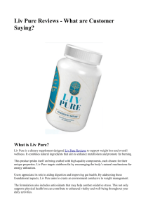 Liv Pure Reviews - What are Customer Saying