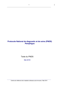 PNDS Pemphigus : Diagnostic et Soins