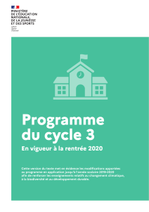 Programme Cycle 3 : Enseignements et Objectifs Clés