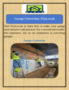 Garage Conversion   Fixiz.co.uk