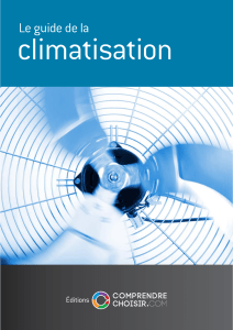 climatisation Le guide de la editions