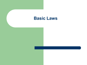 Basic Laws