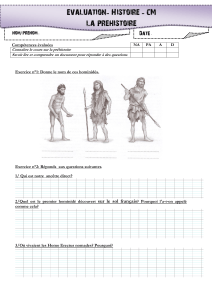  EVAL-préhistoire