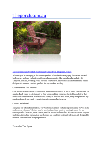 Adirondack chairs