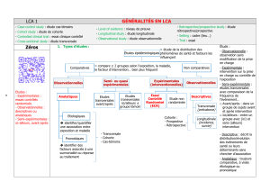 fiche mémo lca