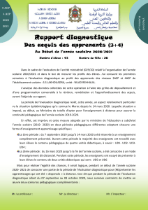 ex3 Rapport dévaluation diagnostique 3+4eme aep 2022 2023 qissmi