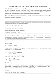 unidades-de-concentracao exercicios-resolvidos