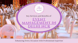 Event Management in Delhi NCR