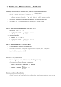 Maths 1ere Spe Derivees Methodes