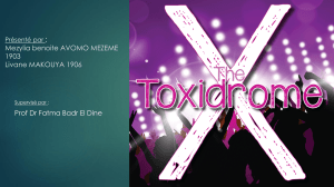 toxidromes