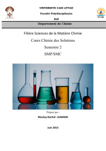 chimie de solution 