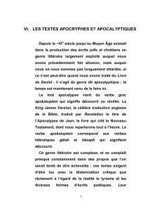 2.6  LES TEXTES APOCRYPHES ET APOCALYPTIQUES - Copie