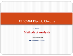 CH3 Methods of Analysis