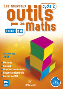 Maths CE2 : Manuel scolaire pour le cycle 2