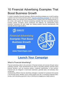 10 Financial Advertising Examples That Boost Business Growth