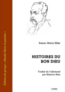 rilke histoires du bon dieu