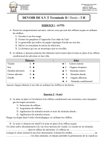 Devoir Tle D SVT