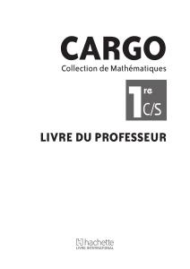 LDP cargo 1SE Part1 chap1-2-3-4-5