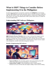 erp system