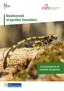 Biodiversité et gestion forestière CNPF