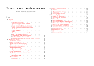 Rappel Sup Alg Lineaire - PROF.ELMDAOUI