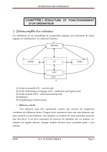 cours architecture ordinateurs Chapitre1