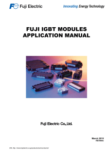 FUJI IGBT MODULES APPLICATION MANUAL