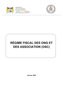 6202a3c5c01c3 REGIME FISCAL DES ONG ET DES ASSOCIATIONS (OSC)